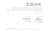 AIX FIPS Crypto Module for OpenSSL FIPS 140-2 …...FIPS 140-2 Security Policy AIX FIPS Crypto Module for OpenSSL Page 7 of 26 2. Tested Configurations # Operational Environment Processor
