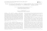 Fast Vertical Handover Algorithm for Vehicular ... · wireless networks presented in [9]. Also, an advanced heterogeneous vehicular network (AHVN) architecture, which uses multiple