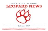 EAST HIGH SCHOOL LEOPARD NEWS · Students interested in registering for AP Exams please follow the steps listed below to sign up for the AP exams. AP exams will cost $94.00 per exam: