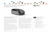 Zebra ZXP Series 1 Card Printer - dialocid.com · Zebra ZXP Series 1 Card Printer Datasheet 1 Zebra® ZXP Series 1™ Card Printer The ZXP Series 1 card printer provides high-quality