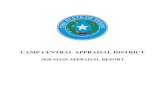 CAMP CENTRAL APPRAISAL DISTRICT...Appraisals established by the appraisal district allocate the year’s tax burden on the basis of each taxable property’s January 1st market value.
