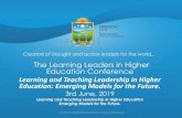 The Learning Leaders in Higher Education Conference · outcomes and fast changing business needs . A New Zealand Tertiary Education Commission, 2017 report, found “the tertiary