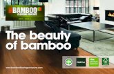 The beauty of bamboo · 8-11 Solid Bamboo Flooring 12-17 Stand Woven Bamboo Flooring 18-19 Installation Accessories 20 Bamboo Mouldings 21 Maintenance & Cleaning 22-23 Helpful Guides
