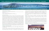City of Thunder Bay - ICLEI · 2019. 7. 5. · The City of Thunder Bay will focus on the launch and media campaign surrounding the website throughout 2018. In order to reach as many