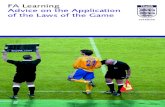 FA Learning Advice on the Application of the Laws of the Game · Signals by the referee and assistant referee 24 Co-operation between referee and assistant referees 26 The diagonal