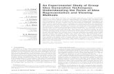 An Experimental Study of Group Idea Generation Techniques€¦ · Idea Generation Techniques: Understanding the Roles of Idea Representation and Viewing Methods Advances in innovation