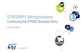 STM32MP1 Press Presentation - Mouser Electronics · Press Presentation. What Happens when STM32 meets Linux? 2 Linux + = The STM32MP1 Microprocessor Happens! 3. Available NOW! Extending