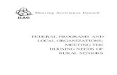FEDERAL PROGRAMS AND LOCAL ORGANIZATIONS: MEETING $5.00 February 2001 Housing Assistance Council 1025