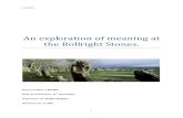 Alice Lacey dissertation for printing - The Rollright Stones · 1322403 1 An exploration of meaning at the Rollright Stones. Exam number: 1322403 Date of submission: 2nd April 2013