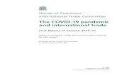 House of Commons International Trade Committee...The International Trade Committee The International Trade Committee is appointed by the House of Commons to examine the expenditure,