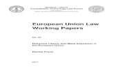 European Union Law Working Papers · Rachel Frank 2017 . European Union Law Working Papers edited by Siegfried Fina and Roland Vogl About the European Union Law Working Papers The