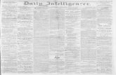 Daily Intelligencer.(Wheeling, Va. [W. Va.]) 1863-06-22 [p ]. · 2017. 12. 15. · VOLUMEXI. WHEELING W. V., MONDAYMORNING.JUNE22, 1863. - NUMBER260. *m. PRINTEDANDPUBLISHEDBY~ CAMPBELLfeM'DERMOT,