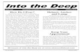 Into the Deep€¦ · Into the Deep 1 February 2012 Into the Deep Issue 113 Newsletter of orthodox Catholics of Gippsland February 2012
