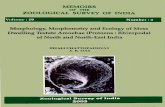 Morphology, Morphometry and Ecology of Moss …faunaofindia.nic.in/PDFVolumes/memoirs/019/04/index.pdfCITATION Piyali 'Chattopadhyay and Das, A. K. 2003. Morphology, 'Morphometry and