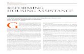 Development & housing RefoRming Housing AssistAnce programs, housing assistance does not offer assistance