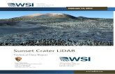 Sunset Crater LiDAR · WSI utilized one existing control point and established one new monument for the Sunset Crater LiDAR project (Table 3, Figure 3). The existing monument was