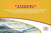 Citizen’s Arrest: Report of the Public Protector on an ... · Citizen’s Arrest: Report of the Public Protector on an investigation into alleged improper salary deductions implemented