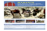 Namaste - June 2013 v0 - GlobalGiving · Great Himalaya Trail development in Nepal’s remote mountain districts. That was when The Great Himalaya Trail Development Programme (GHTDP)