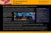 Transplant Digest - Spring/Summer 2017 · vigorously. Xenotransplantation is presently far from being a solution to the organ shortage. Some studies report limited success in transplanting