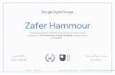 Digital Garage Certificate - Website Design & Marketing · gle Digital Garage is hereby awarded this certificate of achievement for the successful completion of The Fundamentals of