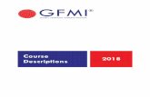 Course 2018 Descriptions · Table of Contents Page iv Version 1018-1 © Global Financial Markets Institute, Inc. Consumer Credit..... 43