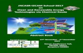 JNCASR-I2CAM School-2017 on Clean and Renewable Energy ... · JNCASR-I2CAM School-2017 on Clean and Renewable Energy Technologies via Chemical Route Venue: Conference Hall, JNCASR,