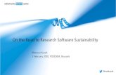 On the Road to Research Software Sustainability...On the Road to Research Software Sustainability Mateusz Kuzak 1 February 2020, FOSSDEM, Brussels @matkuzak Mateusz Kuzak Community
