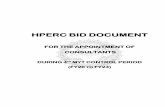 HPERC BID DOCUMENTnew1.hperc.org/File1/Bid MYT 20-24.pdf · 2018. 6. 2. · hperc bid document for the appointment of consultants during 4th myt control period (fy20 to fy24)