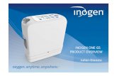 INOGEN ONE G5 PRODUCT OVERVIEW Julien Gineste · 2020. 4. 2. · Inogen One G5 System Includes: •Inogen One G5 Concentrator •One Single Battery* •(1) Nasal Cannula (7ft. Soft