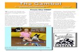 The Gambol · The Gambol is published four times a year by the South-west Agility Team. The Gambol is sent via e-mail or US Postal Service. Send address correc-tions, and items for