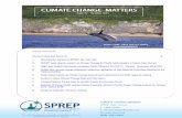 Outer Island‘ needs top climate change lessons learnt ... · SPREP’s Climate Change Division (CCD) is made up of three programmes: 1. Adaptation; 2. Mitigation; 3. Policy and