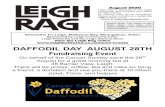View the Leigh Rag online events DAFFODIL DAY AUGUST 28TH ... · Well wasn’t that 102 days of freedom and normality wonderful, now we find ourselves back in Covid19 level 3 lockdown