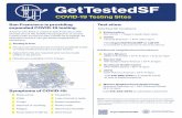 GetTestedSF - San Francisco Department of Public Health€¦ · Visit sf.gov/GetTestedSF or call 311 to schedule a test at one of these locations. sf.gov/GetTestedSF Body aches Fatigue
