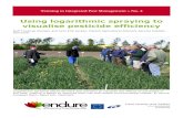 Using logarithmic spraying to visualise pesticide efficiency · 2015. 3. 23. · what they see rather than what they hear. The reason why farmers use pesticides is that they want