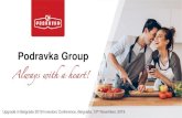 Podravka Group · Investor Relations Long tradition in food and pharmaceutical production 12th November, 2019 1947 Wolf brothers workshop became publicly owned under Podravka name