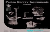 Protea Survey Instrumentsproteageomatics.co.za/cataloque/catalogue August.pdf · Survey Instruments cc sales@protsurv.co.za stefan@botsnet.bw Johannesburg: 011 976 2070 Cell: 078