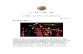 COLLEGE OF LAW FSU LAW FOCUS · 2019. 12. 9. · COLLEGE OF LAW FSU LAW FOCUS May 12, 2017 From the Dean On Sunday, May 7, we celebrated our most recent graduates at our 2017 graduation