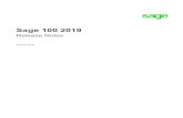 Sage 100 2019 Release Notes...In Form 1099 Tax eFiling and Reporting for 1099-MISC forms, a Tax Account Number is no longer required if there is no state income to report. 6 DE 108528