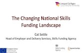 The Changing National Skills Funding Landscape · Head of Employer and Delivery Services, Skills Funding Agency . English Apprenticeships: Our 2020 Vision . A Programme of Reforms