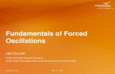 Fundamentals of Forced Oscillations - NASPI · What is a Forced Oscillation? Oscillation. An unintentional periodic exchange of energy across different components of a power grid