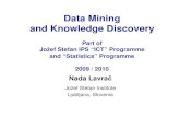 Data Mining and Knowledge Discovery - IJSkt.ijs.si/PetraKralj/IPS_DM_0910/DM-2009.pdf · 1. reads_Marketing_magazine 116 reads_Delo 95 (0.82) 2. reads_Financial_News (Finance) 223