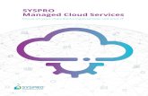 SYSPRO Managed Cloud Services - ERP for Business SoftwareFOCUS ON YOUR MANUFACTURING BUSINESS, NOT ON YOUR IT | 3. SYSPRO Managed Cloud Services Overview ... From encryption, authentication