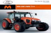 M M5-091 M5-111 - New Holland Rochester...M M5-091 KUBOTA DIESEL TRACTOR/M5-111 A new wide cabin, dramatically cleaner emissions, and powerful engines highlight the new M5-091/M5-111