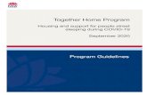 Together Home Program - Program Guidelines · This program will make available properties leased from the private rental market linked to wrap-around, flexible supports. Some of the