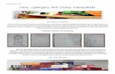 N.George 1-6-14 Mrs. George’s Art Class Newsletter · N.George 1-6-14 Mrs. George’s Art Class Newsletter Dear Parents and Students, I felt that it was important to give you a