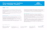 Occupational Safety and Health Policy - thyssenkrupp...Occupational Safety and Health Policy We give top priority to health and safety at work. We focus on people. Every employee should