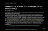 Volatile Use of Persistent Memory · 156 • Can use the native latencies of persistent memory, which may be slower than DRAM but are faster than non-volatile memory express (NVMe)