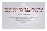 DVS MOSFET dosimeter response to kilovoltage radiationchapter.aapm.org/.../z_meetings/2008-04-25/JessicaFagerstrom2008… · 2008-04-25  · Group No. 43 Report: A revised AAPM protocol
