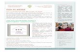EID IS HEREhira.org.uk/wp-content/uploads/2017/01/04-Newsletter-Vol1-Iss4.pdf · Jumuah 6th Dhu’l-Hijja 1439AH Friday 17th August 2018CE Volume 1, Issue 4 organised the lunar FELTHAM