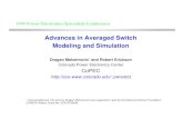 Advances in Averaged Switch Modeling and Simulationencon.fke.utm.my/nikd/slides/Dragan-Erickson-pesc99-seminar.pdf · 3. Averaged switch modeling of PWM converters operating in discontinuous